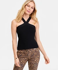 I.n.c. International Concepts Women's Halter Sweater Tank, Macy's Exclusive