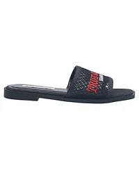 True Religion Women's Brat Mesh Slip on Sandal