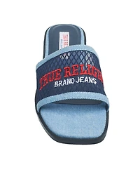 True Religion Women's Brat Mesh Slip on Sandal