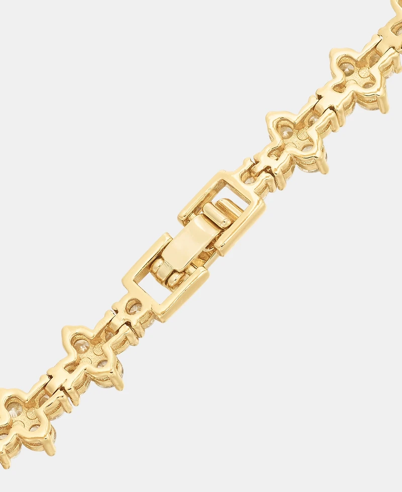 Givenchy Cubic Zirconia Tennis Flex Bracelet