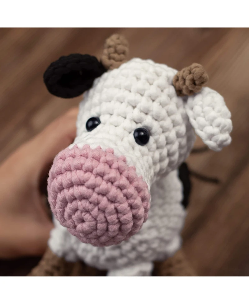 Hearth & Harbor Amigurumi Crochet Kit for Beginners Adults and Kids, Learn to an Easy Stuffed Animal