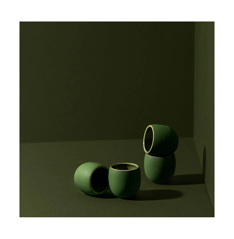 Gharyan Stoneware, Stoneware Creamer - Set of 4