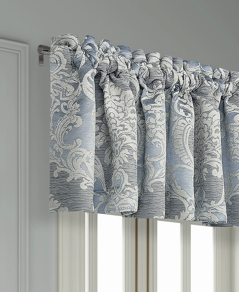 J Queen New York Queensbury Window Straight Valance, 18" x 88"