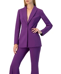 Ivonne Women's Shwal Collar Single-Breasted Blazer
