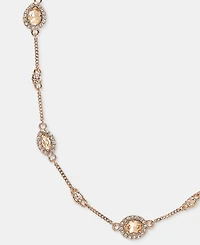 Givenchy Stone Station Collar Necklace, 16" + 3" extender