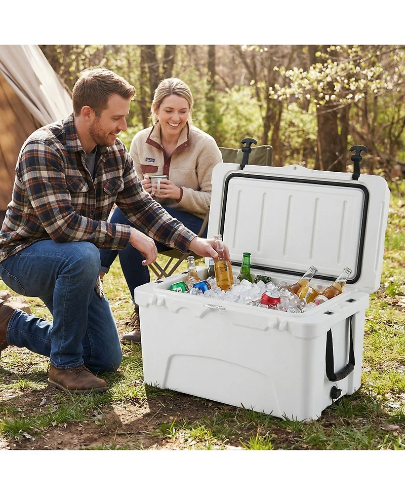 Sugift 45 Quart Portable Hard Cooler with Long Lasting Insulation