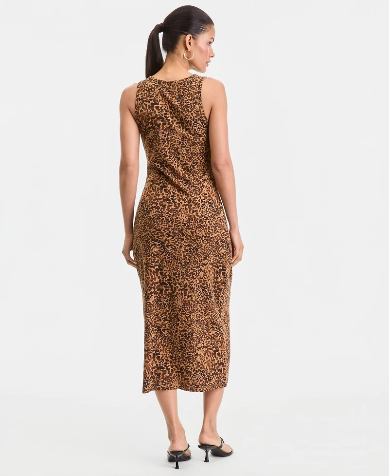 I.n.c. International Concepts Women's Hardware-Strap Knit Midi Dress, Macy's Exclusive