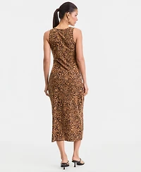 I.n.c. International Concepts Women's Hardware-Strap Knit Midi Dress, Macy's Exclusive