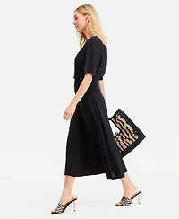 I.n.c. International Concepts Women's Elbow-Sleeve Knit Midi Dress, Macy's Exclusive