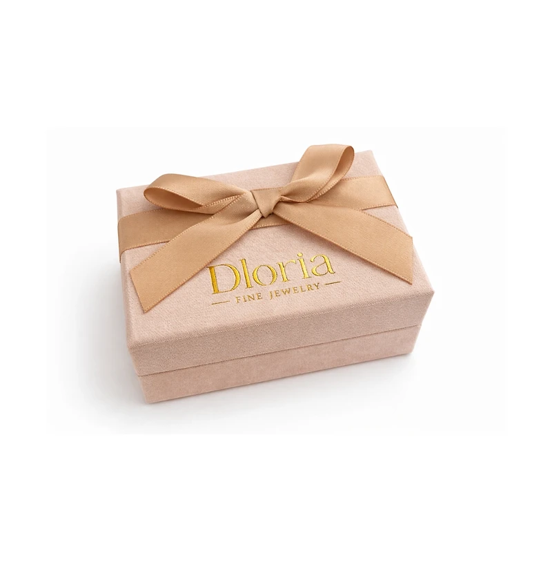 Dloria The Elena Moissanite Solitaire Necklace