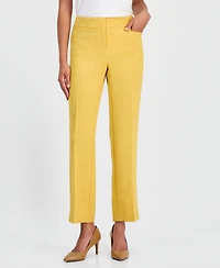 Kasper Petite Mid-Rise Front Pocket Trouser Pants