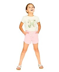 Deux par Deux Little Girls ganic Cotton Jersey T-Shirt