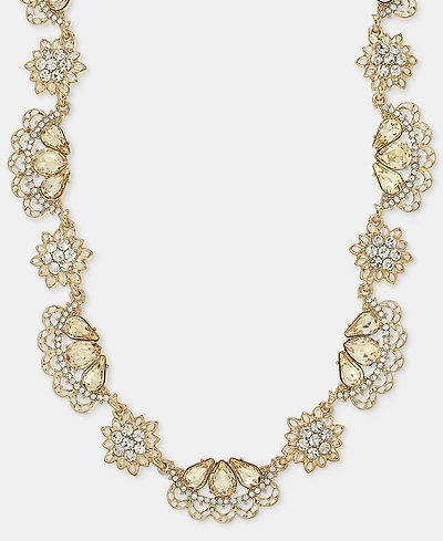 Marchesa Crystal Antique Dynamic Collar Necklace, 16" + 3" extender