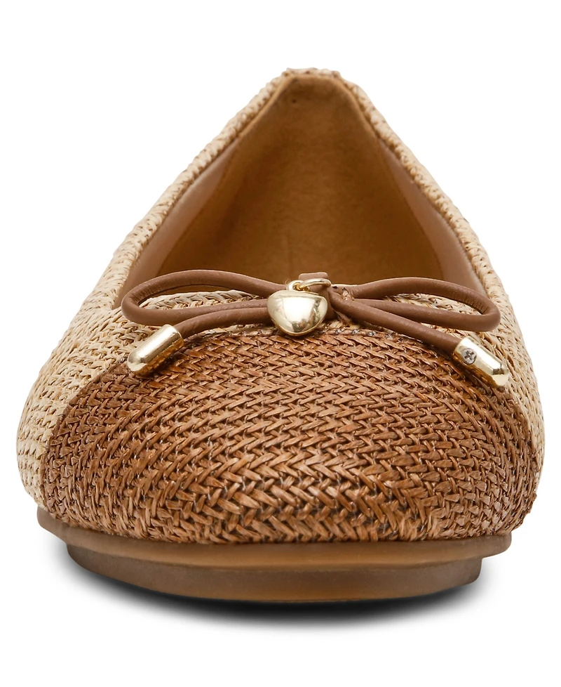 Anne Klein Women's Luci Cap Toe Ballet Flats