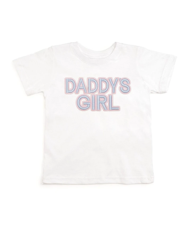 Sweet Wink Big Girls Daddy's Patch Short Sleeve T-Shirt
