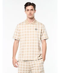 Sergio Tacchini Men's Damarindo Check Polo Shirts