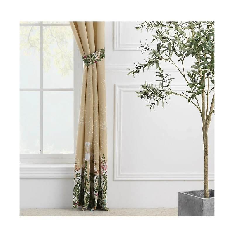 Barefoot Bungalow Greenland Home Fashions Dandelion Window Panel Pair - 42x84"
