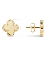 Devata Clover Earrings Approx. 2.7 Grams 14K Gold