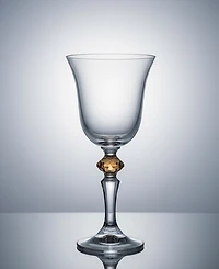 Classic Touch Water Glasses, Set of 6