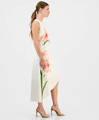 I.n.c. International Concepts Petite Asymmetric-Hem Dress, Macy's Exclusive