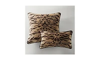Bronze Tiger Pillow 22"