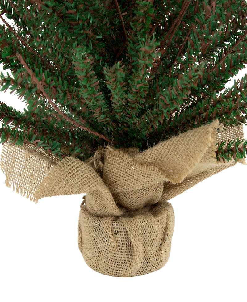 Northlight 18" Warsaw Twig Artificial Christmas Tree in Burlap Base - Unlit