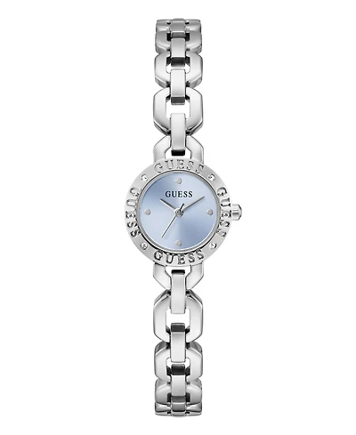 Guess Women's Silver-Tone Stainless Steel Watch, 23mm