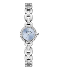 Guess Women's Silver-Tone Stainless Steel Watch, 23mm