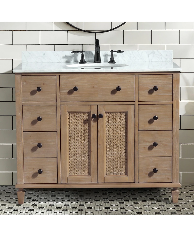 Ari Bath 42" Annie, Weathered Fir Finish