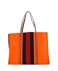 Pre-Owned Gucci Large Interlocking G Web Tote Canvas