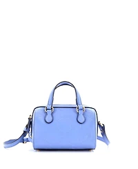 Pre-Owned Gucci Mini Convertible Top Handle Bag Jumbo Gg Embossed Leather