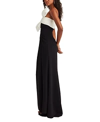 Tadashi Shoji Women's Kaliko Twist Bow Gown