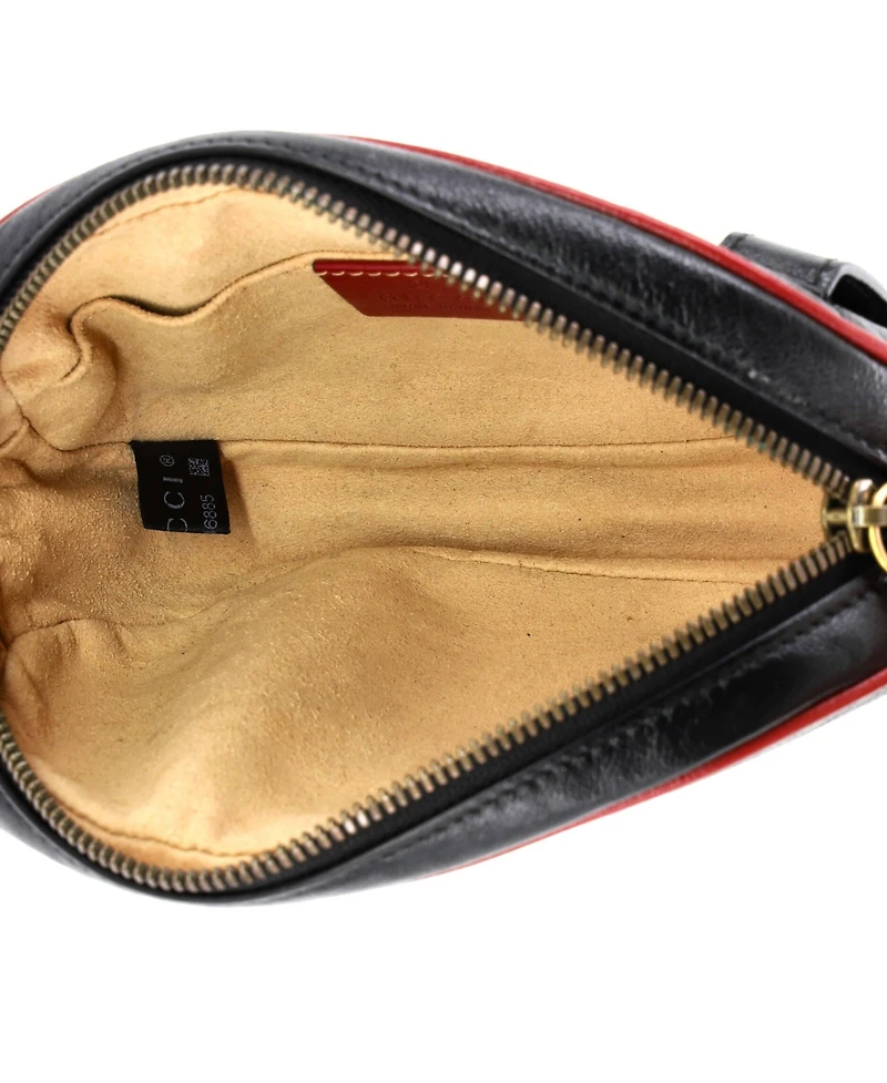 Pre-Owned Gucci Gg Marmont Belt Bag Diagonal Quilted Leather