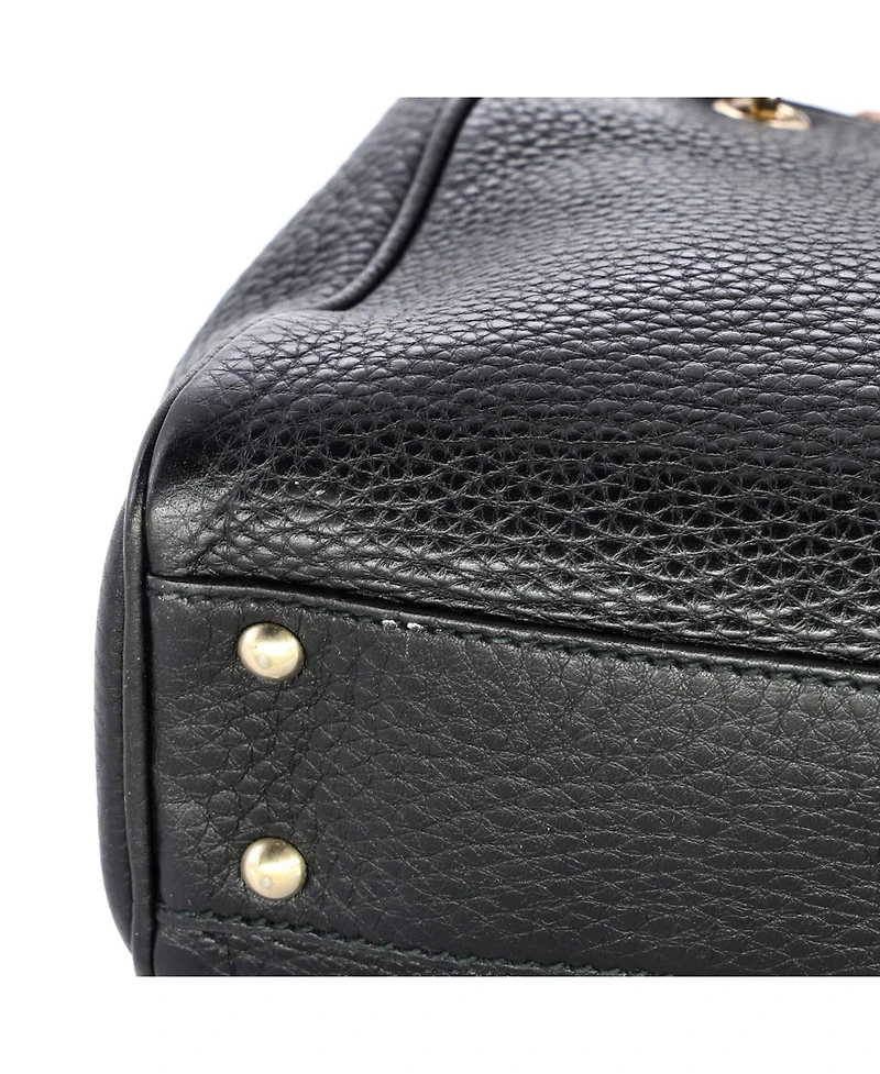 Pre-Owned Gucci Mini Bamboo Shopper Tote Leather