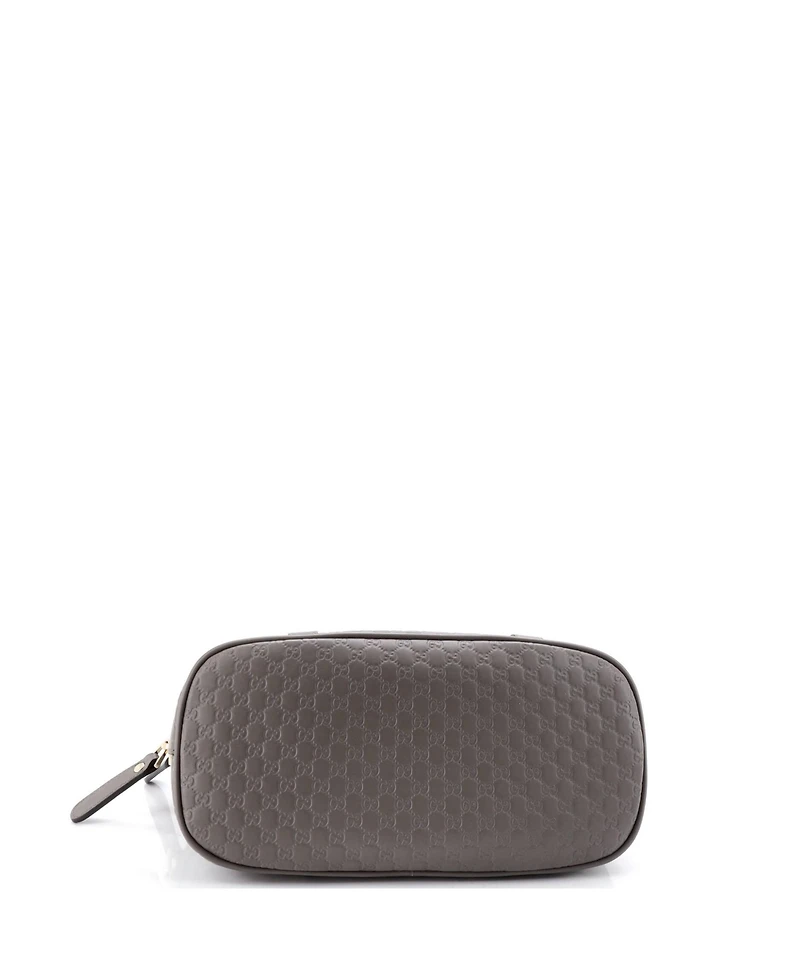 Pre-Owned Gucci Mini Convertible Dome Satchel Microguccissima Leather