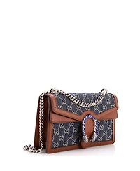 Pre-Owned Gucci Small Dionysus Bag Gg Denim
