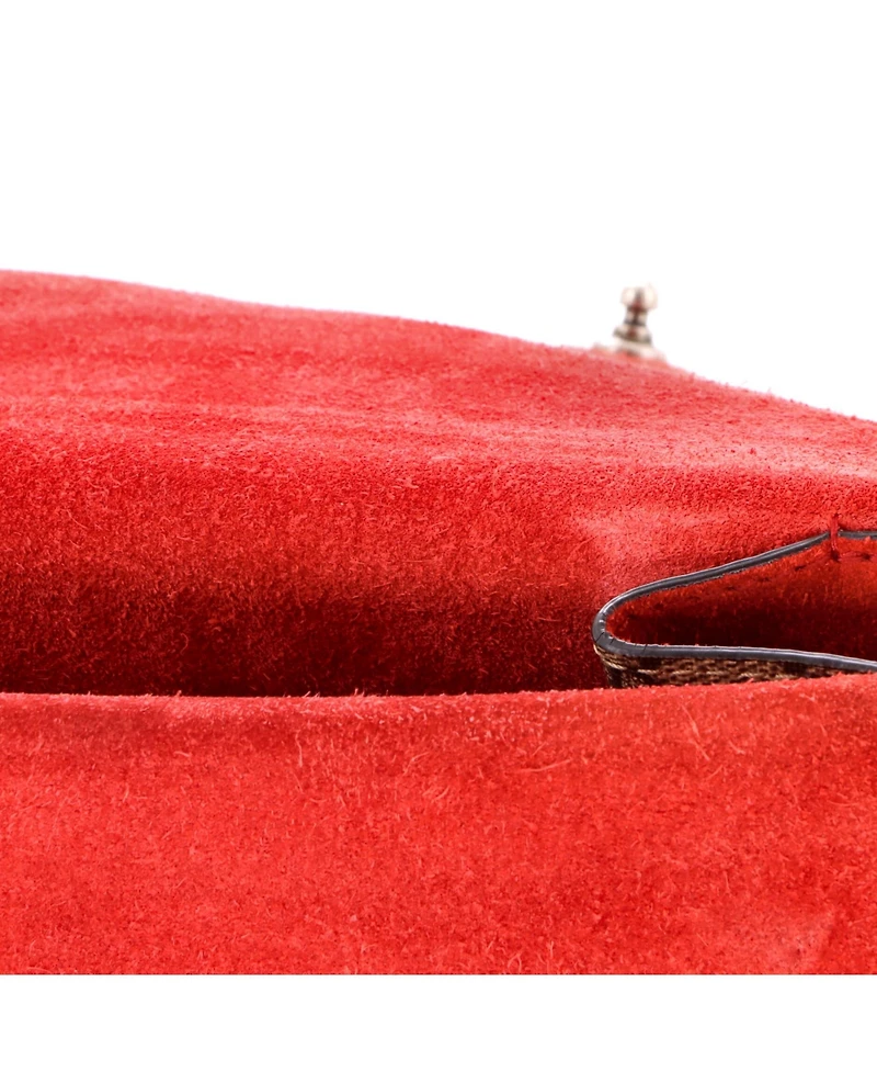 Pre-Owned Gucci Mini Dionysus Bag Gg Coated Canvas