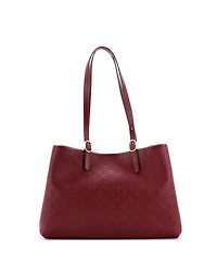 Pre-Owned Gucci Large Emblem Tote Guccissima Leather