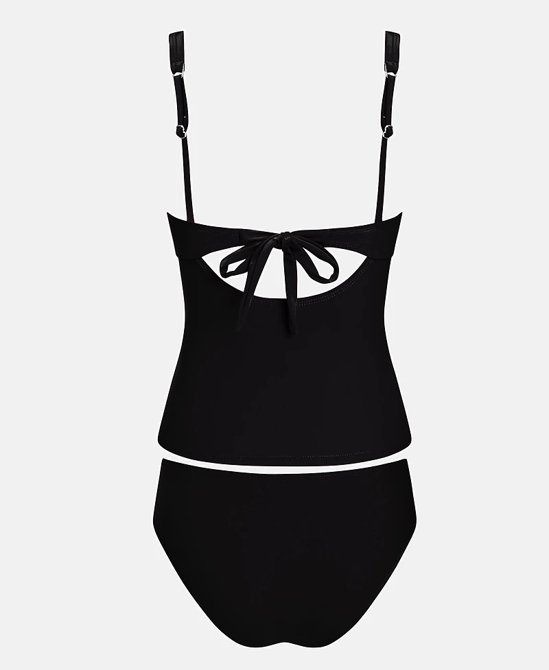 Cupshe Women's V-Neck Adjustable Strap Tankini Set