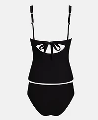 Cupshe Women's V-Neck Adjustable Strap Tankini Set