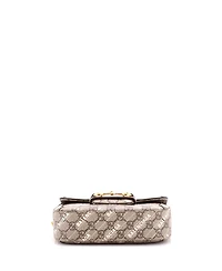 Pre-Owned Gucci Mini x Balenciaga The Hacker Project Horsebit 1955 Shoulder Bag Gg Coated Canvas