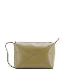 Pre-Owned Loewe Puzzle Fold Wash Bag Leather