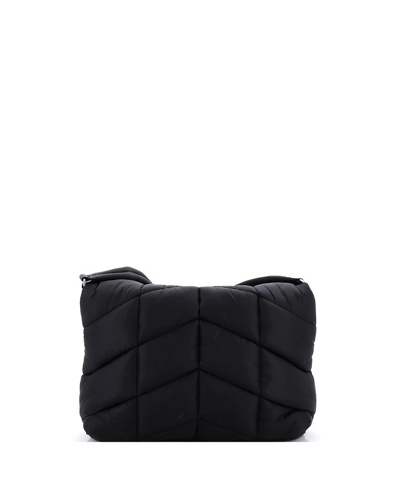 Pre-Owned Saint Laurent Loulou Puffer Messenger Bag Quilted Econyl