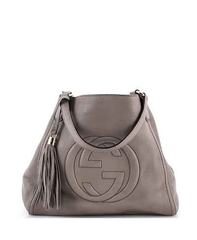 Pre-Owned Gucci Medium Soho Shoulder Bag Leather