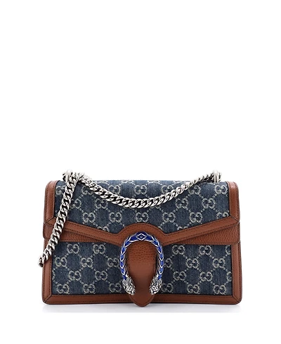 Pre-Owned Gucci Small Dionysus Bag Gg Denim