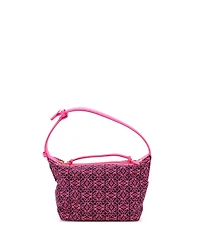 Pre-Owned Loewe Small Cubi Hobo Anagram Jacquard