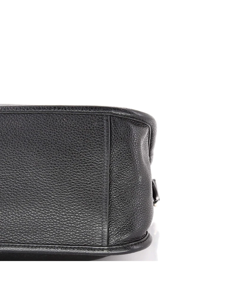 Pre-Owned Prada Medium Logo Strap Hobo Leather