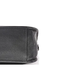 Pre-Owned Prada Medium Logo Strap Hobo Leather