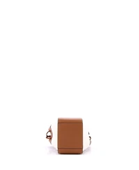 Pre-Owned Loewe Mini Hammock Bag Leather and Anagram Jacquard