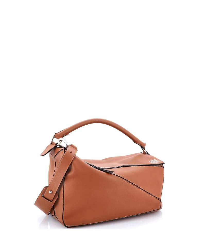 Pre-Owned Loewe Large Puzzle Bag Leather
